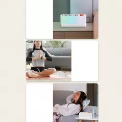 Умная колонка 3в1 с RGB-подсветкой и ночником - 8 звуков природы, Bluetooth, таймер, аккумулято thumbnail
