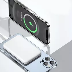 Магнітний повербанк MagSafe 10000mAh - 22,5W, Type-C порт, бездротова зарядка, захист від перегріву thumbnail