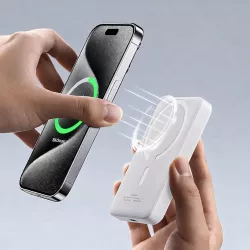Магнітний повербанк MagSafe 10000mAh - 22,5W, Type-C порт, бездротова зарядка, захист від перегріву thumbnail
