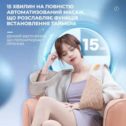 Массажер для шеи и спины RETTER Impulse G6 - Электрический, с подогревом, 3 режима, защита от перегрева thumbnail
