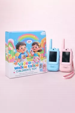 Детская видеорация Video Walkie Talkie - 2 шт, HD-камера, 300 м, USB Type-C, цветной экран thumbnail