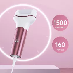 Электрическая пилка-пемза для ног - 2 режима, LCD-дисплей, 1500мАч аккумулятор, IPX7 водозащита thumbnail