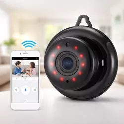 Мини-камера с ночным видением DG-MYQ - 720P, WiFi, встроенный микрофон, датчик движения, поддержка карт до 64 ГБ thumbnail