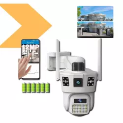 Wi-Fi камера видеонаблюдения SD 39 - 2 линзы, 1080p, 360-градусный обзор, приложение V380pro thumbnail