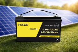Аккумулятор FULOS LiFePO4 12.8V 100Ah - Smart BMS, 4000 циклов, 1280Wh, для солнечных электростанций и резервного питания thumbnail