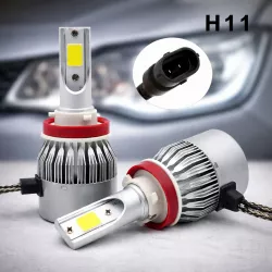 Комплект LED ламп C6 H11 - 3800 Lm, 6000K, 36 Вт, встроенный вентилято thumbnail