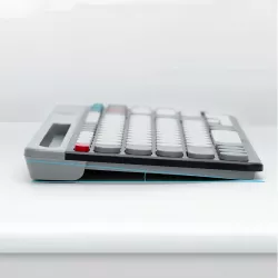Беспроводной комплект клавиатура и мышь ZYG 806 - двухрежимное подключение (2,4 ГГц/Bluetooth), встроенный аккумулятор 300 мАч, слот для планшета thumbnail