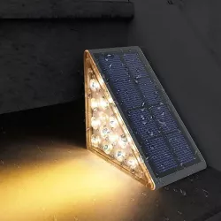 Светильник для лестницы на солнечной батарее - 13 LED, теплый белый, IP65, комплект из 6 thumbnail