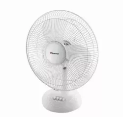 Вентилятор настольный Domotec MS-1626 - 40 Вт, 3 режима, автоповорот, бесшумный, защита 43 см thumbnail