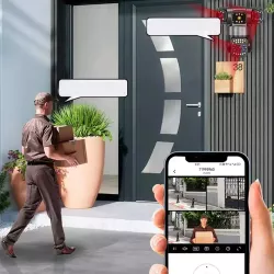 Уличная поворотная камера 4G SO-14 - SIM-карта, ночное видение, датчик движения, двусторонняя связь thumbnail