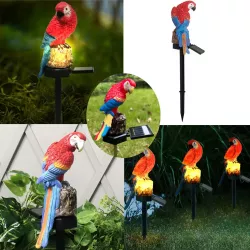 Садовый светильник Popugay Solar Parrot - солнечная батарея, защита IP65, автоматический датчик света thumbnail