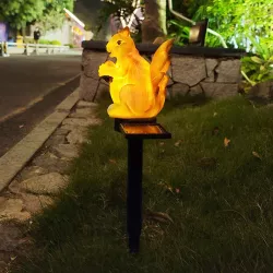 Садовый светильник на солнечной батарее Белка - LED, водонепроницаемый, автоматическое включение, 6-12 часов работы thumbnail