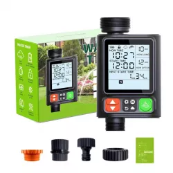 Таймер для полива Water Timer X-344 - программируемый, ЖК-дисплей, IP54, черный thumbnail