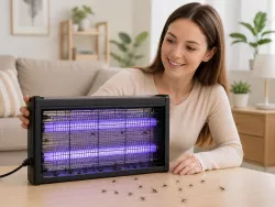LED лампа-уничтожитель комаров Mosquito Killer Lamp AZ-969 - УФ свет, 30W, защита от насекомых, 220-240V thumbnail