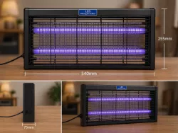 LED лампа-уничтожитель комаров Mosquito Killer Lamp AZ-969 - УФ свет, 30W, защита от насекомых, 220-240V thumbnail