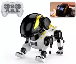 Интерактивная робот-собака Electric Pet Robot с дистанционным управлением - световые и звуковые эффекты, обучаемые трюки, зарядка через USB thumbnail