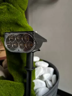 Садовый LED светильник на солнечной батарее - 7 режимов, RGB и белый свет, IP65, автономная работа до 10 часов thumbnail