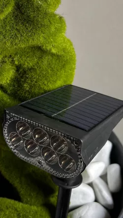 Садовый LED светильник на солнечной батарее - 7 режимов, RGB и белый свет, IP65, автономная работа до 10 часов thumbnail