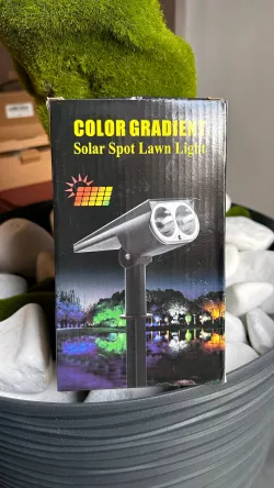 Садовый LED светильник на солнечной батарее - 7 режимов, RGB и белый свет, IP65, автономная работа до 10 часов thumbnail