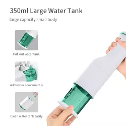 Портативный ирригатор зубной 4 режима - 350 мл, 360° насадка, USB Type-C, черный thumbnail