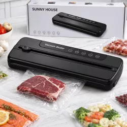 Вакууматор SUNNY HOUSE 100W - до 85 кПа, 4 режима, 30 см ширина, LED-индикаторы, нож для пакетов, 10 пакетов в комплекте thumbnail
