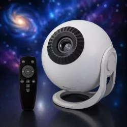 Проектор звездного неба Galaxy Projector - 12 слайдов, 3 режима, пульт ДУ, таймер 3 часа thumbnail