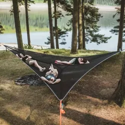 Треугольный походный гамак Air Triangle - до 200кг, легкий и портативный, устойчивая конструкция, ремни и карабины в комплекте thumbnail