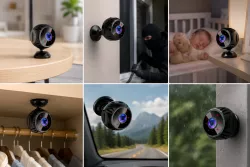 Беспроводная миникамера P7-W8 - HD видео, ночное видение, детектор движения, Wi-Fi, до 128 ГБ MicroSD thumbnail