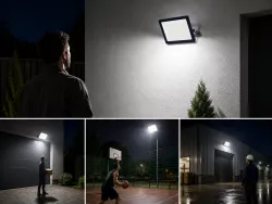 Светодиодный прожектор 300W - LED светильник, IP66 защита, 6400K холодный свет, 27000 Лм, 120° уго thumbnail