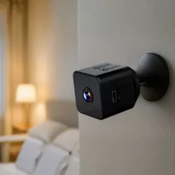 Беспроводная мини-камера видеонаблюдения P7-X6D с Wi-Fi - HD качество, ночная съёмка, датчик движения, поддержка Android/iOS thumbnail