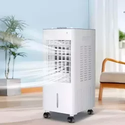 Портативный кондиционер с пультом - до 35 м², 3 скорости, ночной режим, таймер, охлаждение и увлажнение thumbnail