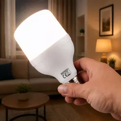 Светодиодная лампа аварийного освещения 50W с аккумулятором - E27, до 4,5 часов автономной работы, белый свет thumbnail