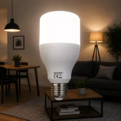 LED лампа аварийного освещения 20W - аккумулятор E27, белый свет, автономная работа 1.5-2.5 часа thumbnail