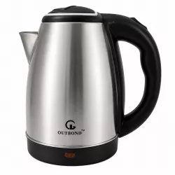 Электрочайник OUTBOND OB-2001 - 1850 Вт, 2 л, Нержавеющая сталь, Автовыключение, 360° база thumbnail