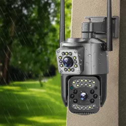 Уличная камера видеонаблюдения SC03 V380pro - 4G, 4MP, инфракрасная подсветка, водонепроницаемая, поворотная thumbnail