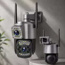 Уличная камера видеонаблюдения SC03 V380pro - 4G, 4MP, инфракрасная подсветка, водонепроницаемая, поворотная thumbnail