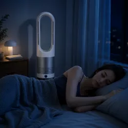 Безлопастной вентилятор-обогреватель Germatic 2в1 - 1200W, LED-дисплей, сенсорное управление, пульт ДУ, автоповорот 80° thumbnail