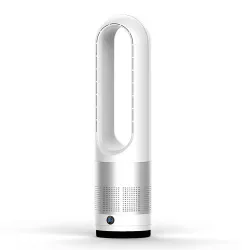 Безлопастной вентилятор-обогреватель Germatic 2в1 - 1200W, LED-дисплей, сенсорное управление, пульт ДУ, автоповорот 80° thumbnail