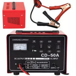Зарядное устройство CD-50A для авто - 12/24В, 50-400Ач, автоматическое определение, защита от перегрева thumbnail