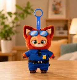Коллекционная фигурка-сюрприз Zootopia брелок - винил и плюш, компактный размер, случайный персонаж thumbnail
