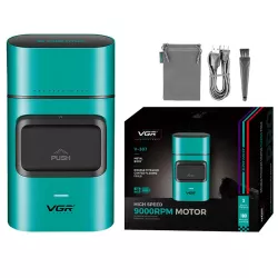 Электробритва VGR V-307 с USB - Титановая сетка, 9000 об/мин, до 180 мин работы thumbnail