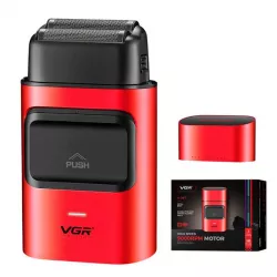 Электробритва VGR V-307 - двойная сетка с титановым покрытием, 9000 об/мин, USB зарядка, до 180 мин работы thumbnail