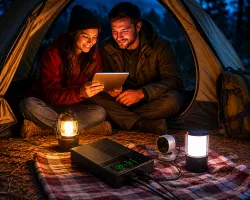 UPS-Power Bank 20000mAh для роутеров и видеокамер - Выходы 5V/9V/12V+USB, Защита от перепадов напряжения thumbnail