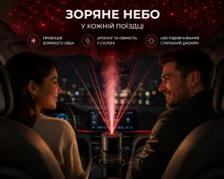 Автомобильный ароматизатор XT036 - LED-подсветка, эффект звездного неба, компактный дизайн thumbnail