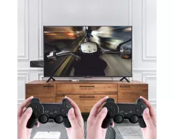 Игровая приставка LITE GREEN 64GB - 3535 игр, HDMI, Bluetooth джойстики, поддержка Dendy, Sega, PS1 thumbnail