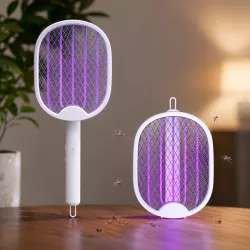 Электромухобойка PowerFly - 14500 мАч, 2 Вт, LED-подсветка, USB зарядка, 53x20 см thumbnail