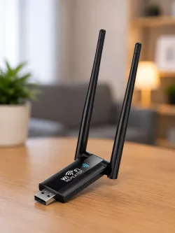 Wi-Fi Репитер с USB Питанием - Две Антенны, 300 Мбит/с, Устранение Мертвых Зон, Совместимость с Роутерами thumbnail