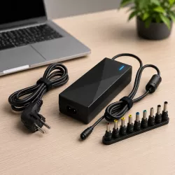 Универсальный адаптер для ноутбуков 120W - 8 коннекторов, регулируемое напряжение, защита от перепадов thumbnail