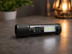 Аккумуляторный фонарик UKC Luminous S100 - LED, 4 режима, встроенный аккумулятор, зарядка от USB thumbnail