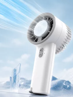 Портативный вентилятор Mini-Cooler с функцией холодного компресса - 1500 Mah, USB Type-C, несколько скоростей thumbnail